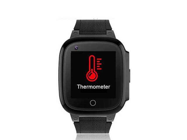 Smart годинник дитячий з GPS відстеженням Nectronix LT-25(Чорні), з підтримкою 4G, термометром, камерою, сенсорним екраном - Фото 1