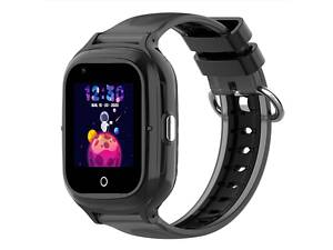 Смарт-часы детские Wonlex KT23 с камерой WI-FI GPS SIM-карта видеозвонок Black (17768-hbr)