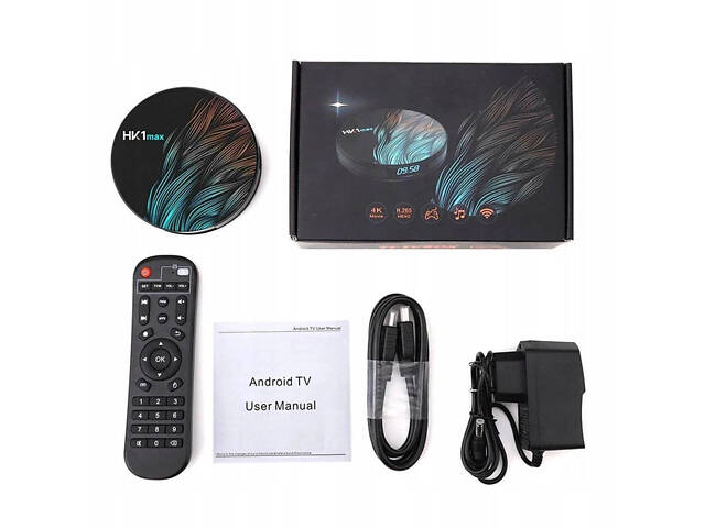 Смарт приставка Медіаплеєр стаціонарний Android TV Box XPRO HK1 MAX 4/64 Gb Android 9 (HK1 MAX) - Фото 3