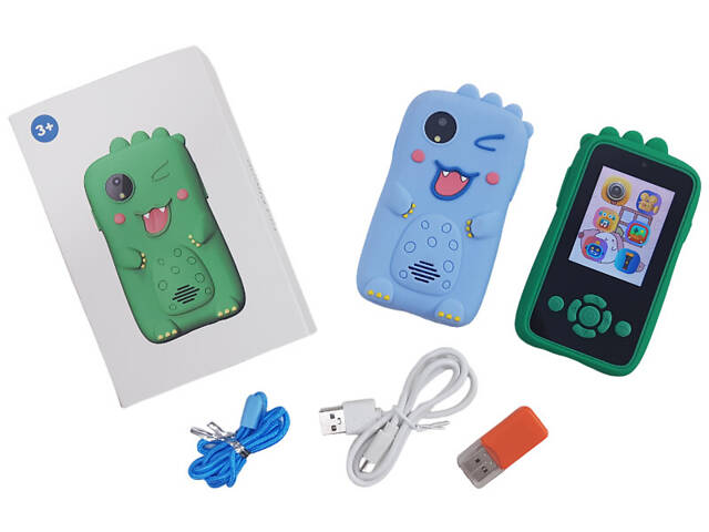 Смартфон KidPhone Dino з камерою та іграми - Фото 1