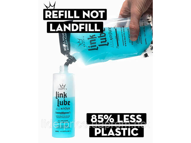 Смазка для цепи Peaty's LinkLube All-Weather, 360ml, Оригінал! - Фото 5