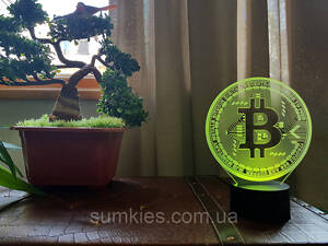 Сменная картинка для ночника-светильника 3D 'Bitcoin' 3DTOYSLAMP (2000002614012)