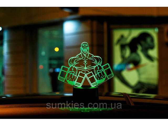Змінна картинка для нічника-світильника 3D 'Культурист 2' 3DTOYSLAMP CL0127378 - Фото 1