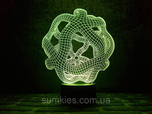 Змінна пластина для 3D-світильників 'Еліс' 3DTOYSLAMP