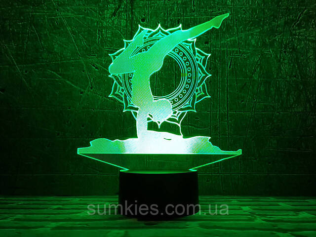 Змінна пластина для 3D-світильників 'Йога 2' 3DTOYSLAMP - Фото 1