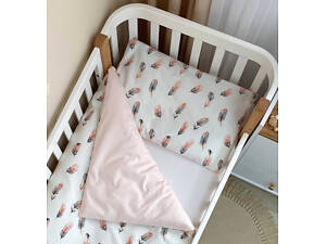 Сменная постель Baby Mix Перо пудра