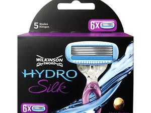 Змінні касети для гоління Wilkinson Sword Hydro Silk - 6 шт (1029)