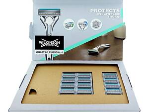Сменные кассеты Wilkinson Sword Quattro Titanium Sensitive (12 шт.)