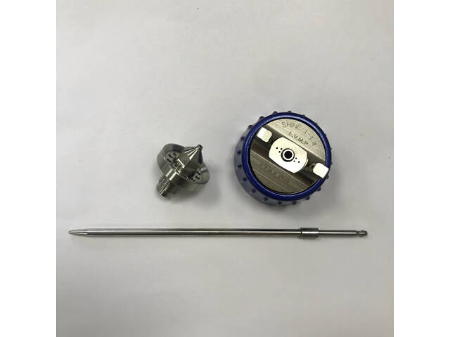 Сменный комплект форсунки 1,4мм для краскопультов Shine LVMP ITALCO NS-Shine-1.4LM - Фото 2
