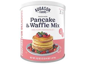 Суміш для приготування млинців та вафель Augason farms, 33 порції, 10 років термін зберігання