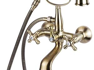 Змішувач BRENTA ½' для ванни вилив поворотний дивертор вбудований картриджний CORSO FE-2C152K (9679204)