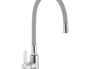 Змішувач для кухні IBERGRIF з гнучким силіконовим виливом M22119-9 (IB0065)