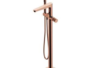 Смеситель для ванны Omnires Contour отдельностоящий, brushed copper (CT8033CPB)