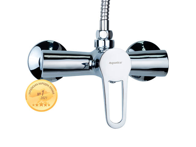 Смеситель HK Ø35 для душа AQUATICA HK-1D130C (9732300) - Фото 1