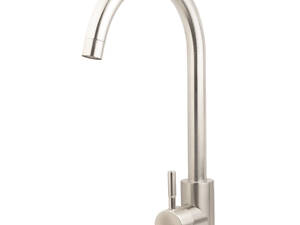 Смеситель s20 Ø35 для кухни излив ухо на гайке (без шлангов) SS TAU (9820131)