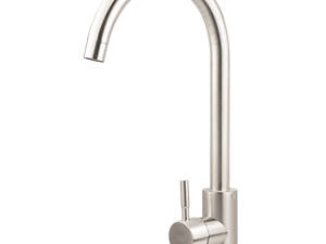 Смеситель s20 Ø35 для кухни излив ухо на гайке SS TAU (9820101)