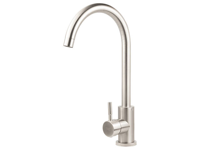 Смеситель s20 Ø35 для кухни излив ухо на гайке SS TAU (9820101) - Фото 1