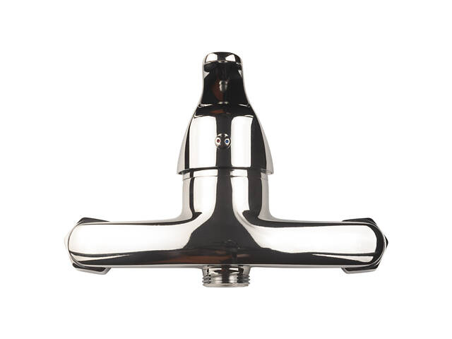 Смеситель s55 Ø40 для кухни излив прямой 350мм настенный AQUATICA (9755120) - Фото 4