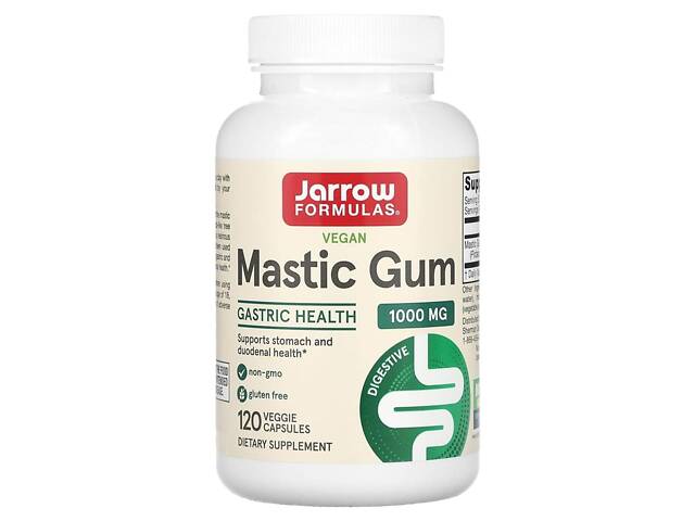 Смола мастикового дерева, Mastic Gum, Jarrow Formulas, 500 мг, 120 капсул Смола мастикового дерева, Mastic Gum, Jarrow Formulas, 500 мг, 120 капсул