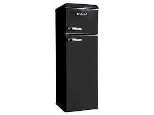 SNAIGE Холодильник з верхн. мороз., 172.5x63х56, холод.відд.-201л, мороз.відд.-57л, 2дв., A++, ST, retro, чорний.