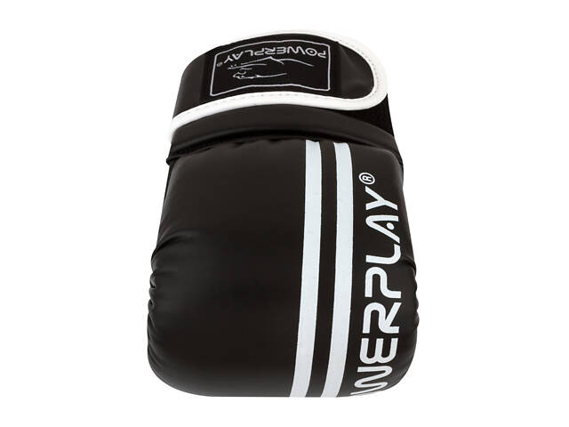 Снарядні рукавиці PowerPlay 3025 Чорно-Білі M - Фото 5