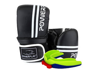 Снарядні рукавиці PowerPlay 3025 Чорно-Білі M