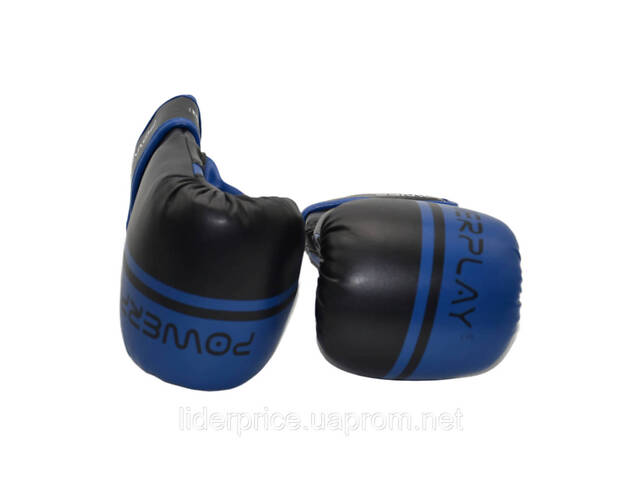 Снарядні рукавиці PowerPlay 3025 Чорно-Сині M, Оригінал! - Фото 6