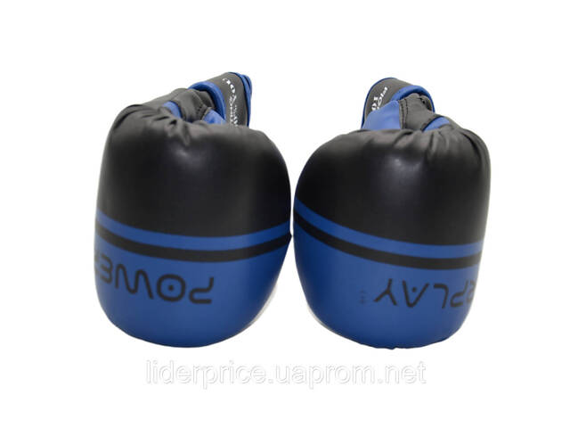 Снарядні рукавиці PowerPlay 3025 Чорно-Сині M, Оригінал! - Фото 8