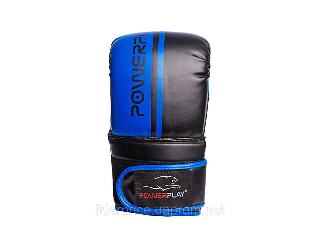 Снарядні рукавиці PowerPlay 3025 Чорно-Сині M, Оригінал! - Фото 2