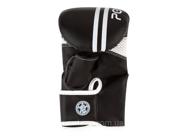 Снарядні рукавиці PowerPlay 3025 Чорно-Білі M - Фото 3