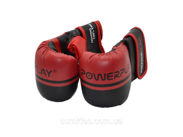 Снарядні рукавиці PowerPlay 3025 Чорно-Червоні S - Фото 8