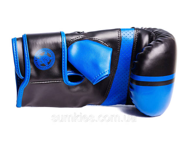 Снарядні рукавиці PowerPlay 3025 Чорно-Сині S - Фото 4