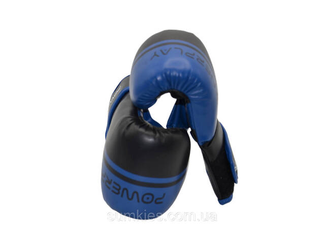 Снарядні рукавиці PowerPlay 3025 Чорно-Сині S - Фото 5