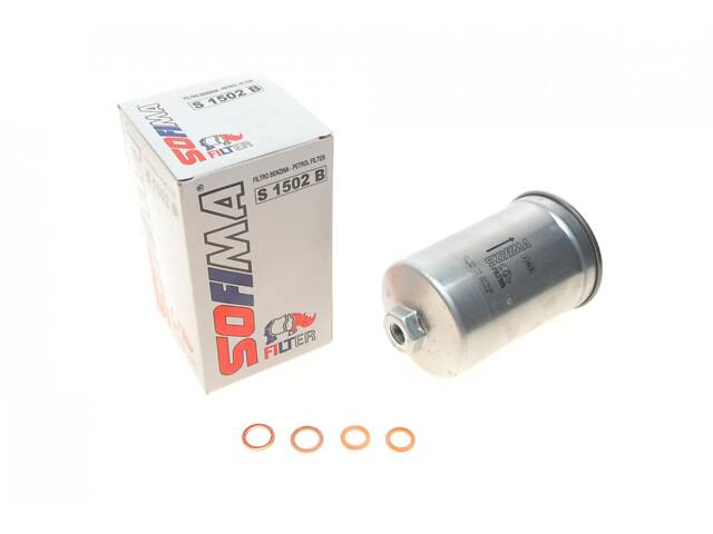 SOFIMA S 1502 B Фильтр топливный Audi 80/100/200/A6 1.8-4.2 i 79-97(h=155mm)