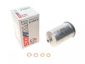 SOFIMA S 1502 B Топливный фильтр Audi 80/100/200/A6 1.8-4.2 i 79-97(h=155mm)