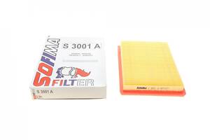 SOFIMA S 3001 A Фильтр воздушный Honda Civic VI 1.4/1.6i 95-01/Nissan X-Trail 2.5 07-14/Primera 1.6i 98-02