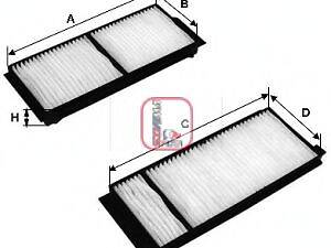 SOFIMA S 3120 C. Фильтр салона (к-кт)