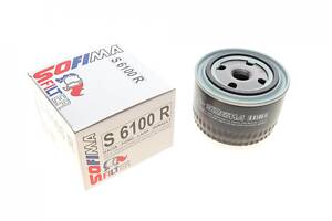 SOFIMA S 6100 R Фильтр масляный Lada/Ford Sierra/Scorpio 2.0/2.8/2.9 87-98 (низкий)