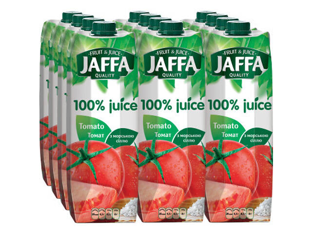Сік Jaffa Томатний сік з сіллю 950 мл (4820003684931) - Фото 1