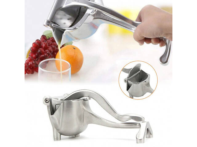 Соковыжималка ручная Fruit Press для цитрусовых и фруктов с зажимом - Фото 3