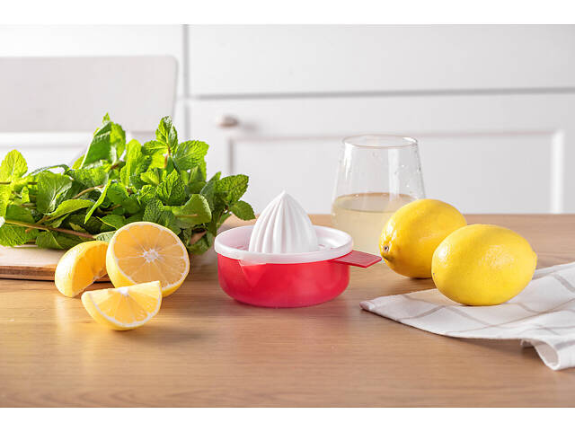 Соковичавниця ручна для цитрусових 200 мл Жовтий із блакитним - Фото 3