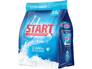 Сіль для посудомийних машин Start 1.5 кг (4820207100015)
