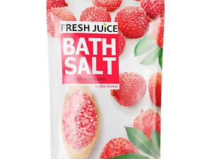 Сіль для ванн Fresh Juice Litchi &amp; Rambutan 500 г (4823015937606)