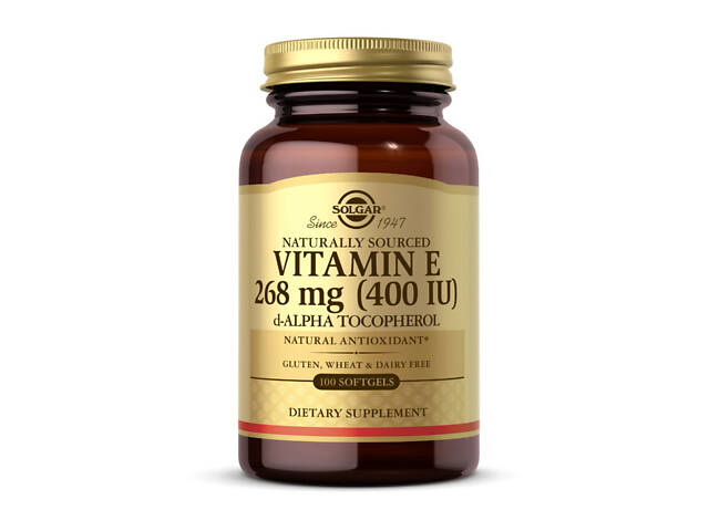 Solgar Vitamin E 268 mg (400 IU) (softgels) - Фото 1