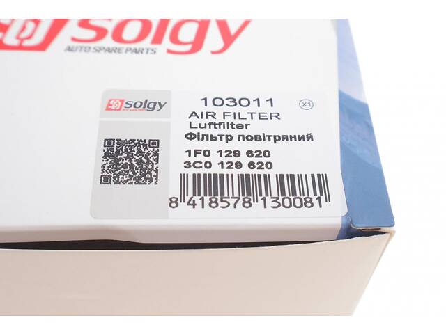 SOLGY 103011 Воздушный фильтр VW Caddy 2.0SDI - Фото 6