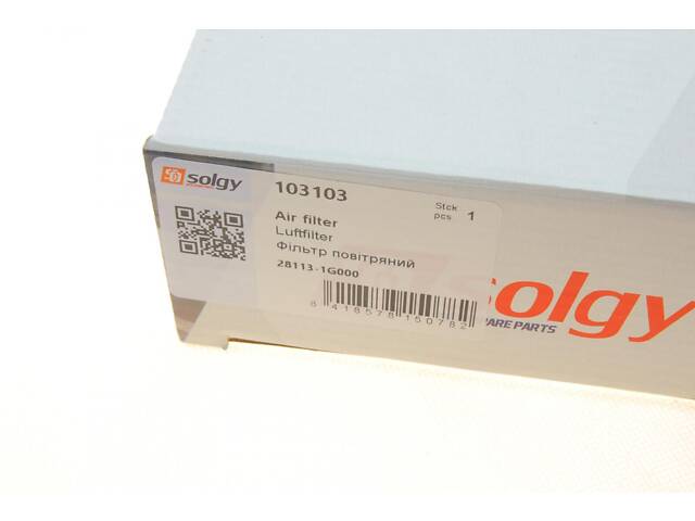 SOLGY 103103 Воздушный фильтр Hyundai Accent III/Kia Rio II 1.4GL/1.6GLS 05-11 - Фото 3