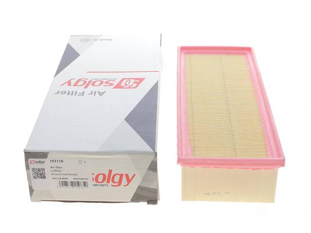 SOLGY 103118 Воздушный фильтр Audi A4/A5 1.8-2.0TFSI 07- (с поролоном) - Фото 2