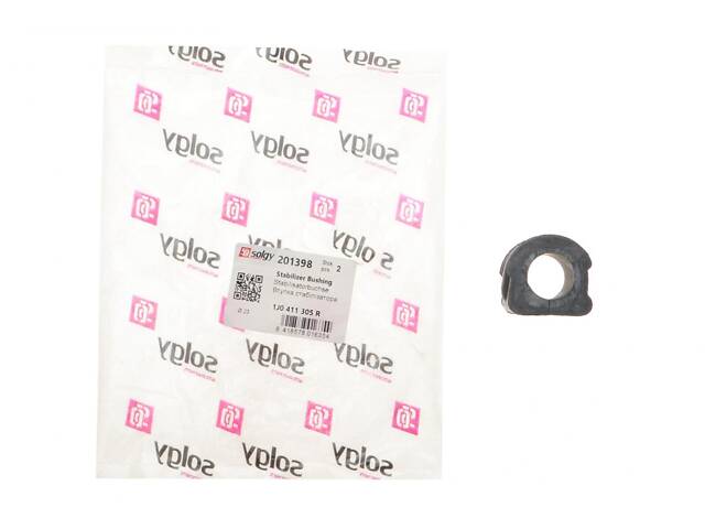 SOLGY 201398 Втулка стабилизатора (переднего) Audi A3/TT/Skoda Octavia/Bora/VW Golf IV 98-10 (d=22mm) (ремонтная) - Фото 2