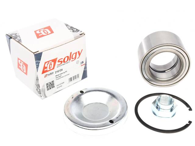 SOLGY 216124 Подшипник ступицы (передней) Renault Master 10- (55x90x54) (комплект) - Фото 1