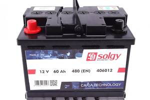 SOLGY 406012 Аккумуляторная батарея 60Ah/480A (242x175x190/+L)